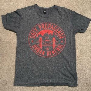 Obey “Urban Renewal” tee // size large